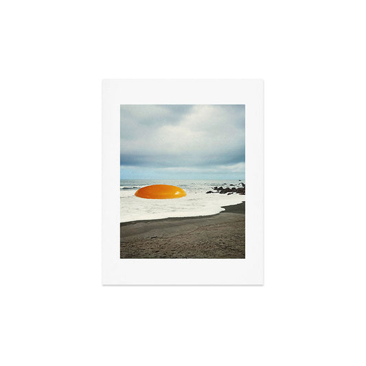 Beach Egg II - Sunny side up breakfast Art Print Gallery Image 2
