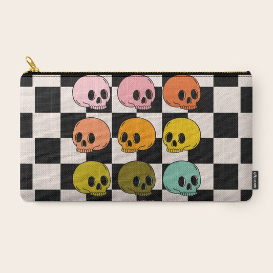 Rainbow Skulls Carry All Pouch Gallery Image 2