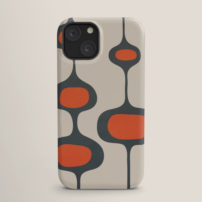 Mid-Century Modern Abstract Art 28 iPhone Case Gallery Image 17