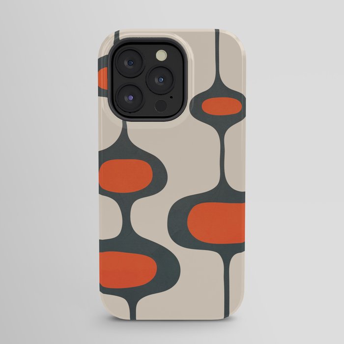 Mid-Century Modern Abstract Art 28 iPhone Case Gallery Image 31