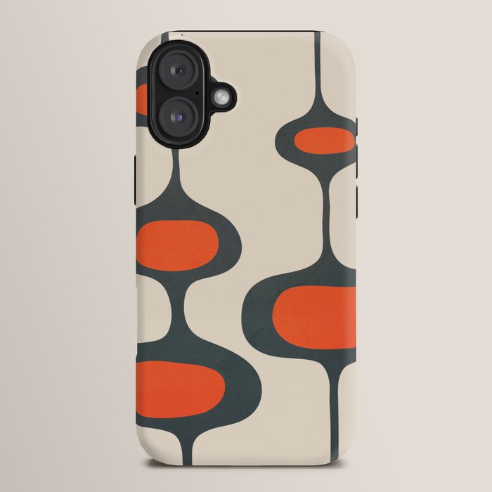 Mid-Century Modern Abstract Art 28 iPhone Case Gallery Image 14