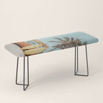 Surf Van II - Vintage Coastal Adventure Print Bench Gallery Image 1