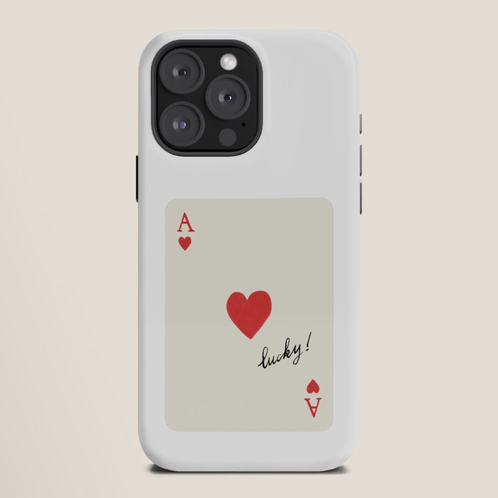 Ace of Hearts - Lucky Red iPhone Case Gallery Image 12