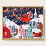 Christmas Village Santa Serving Tray Gallery Image 1