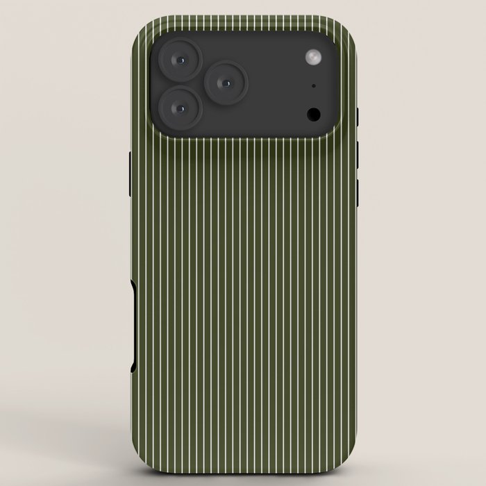 Lines #6 (Olive Green) iPhone Case Gallery Image 8