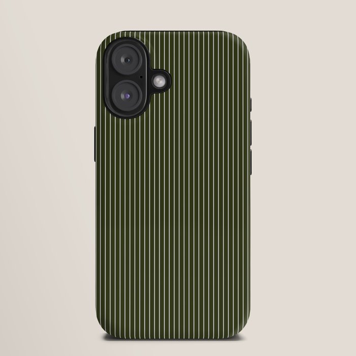 Lines #6 (Olive Green) iPhone Case Gallery Image 9