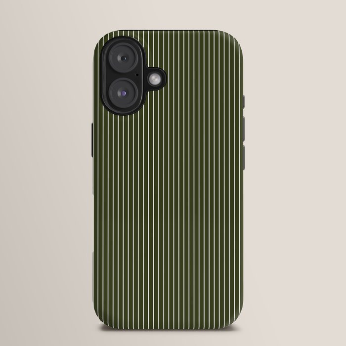 Lines #6 (Olive Green) iPhone Case Gallery Image 13