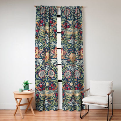 Strawberry Thief by William Morris Window Curtain Gallery Image 4