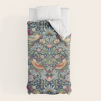 Strawberry Thief by William Morris Duvet Cover Gallery Image 5