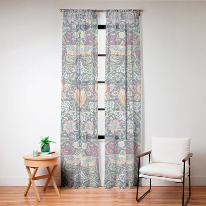 Strawberry Thief by William Morris Window Curtain Gallery Image 20