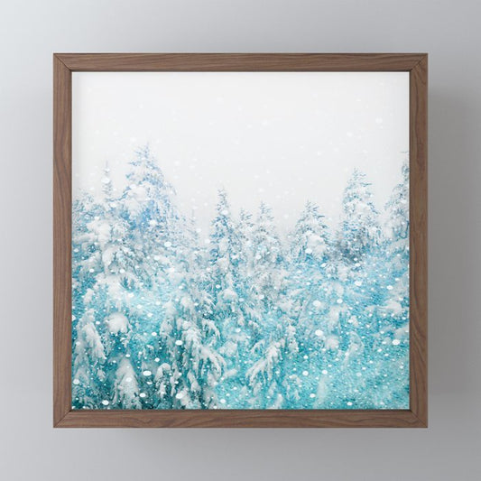 Snowy Pines Mini Art Print Gallery Image 2