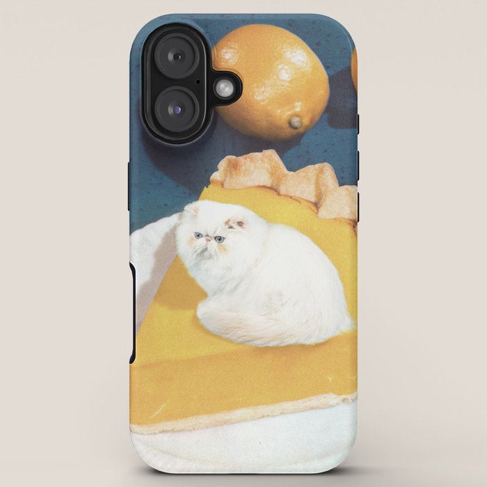 Lemon Meow Pie - Cat Meringue iPhone Case Gallery Image 5