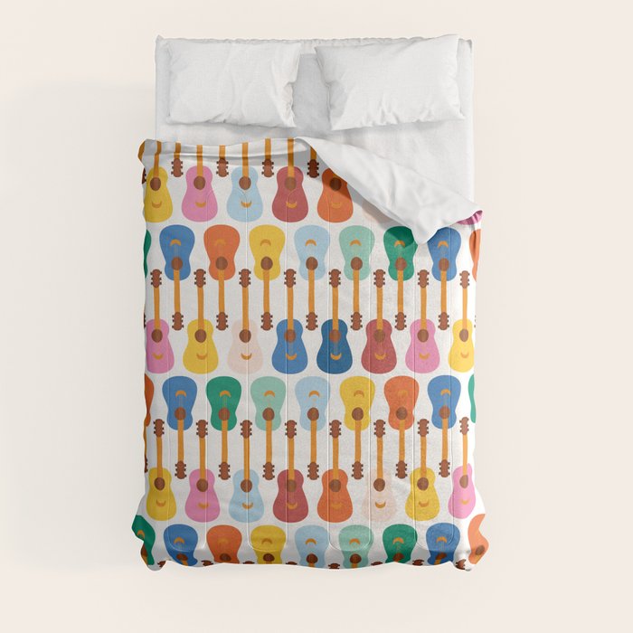 Colorful Guitars Comforter Gallery Image 3