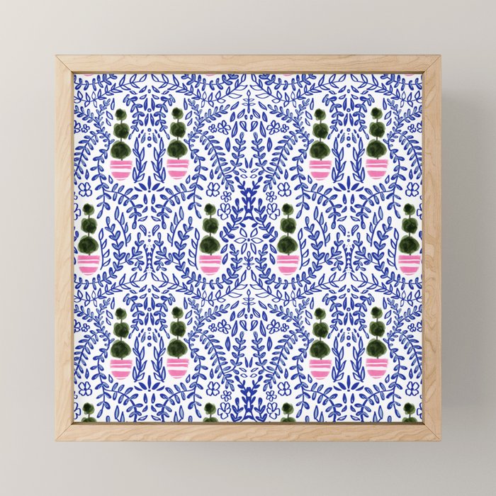 Southern Living - Chinoiserie Pattern Mini Art Print Gallery Image 1