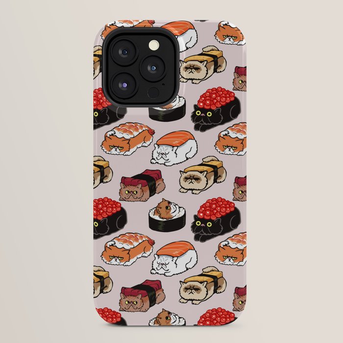 Sushi Persian Cat iPhone Case Gallery Image 24