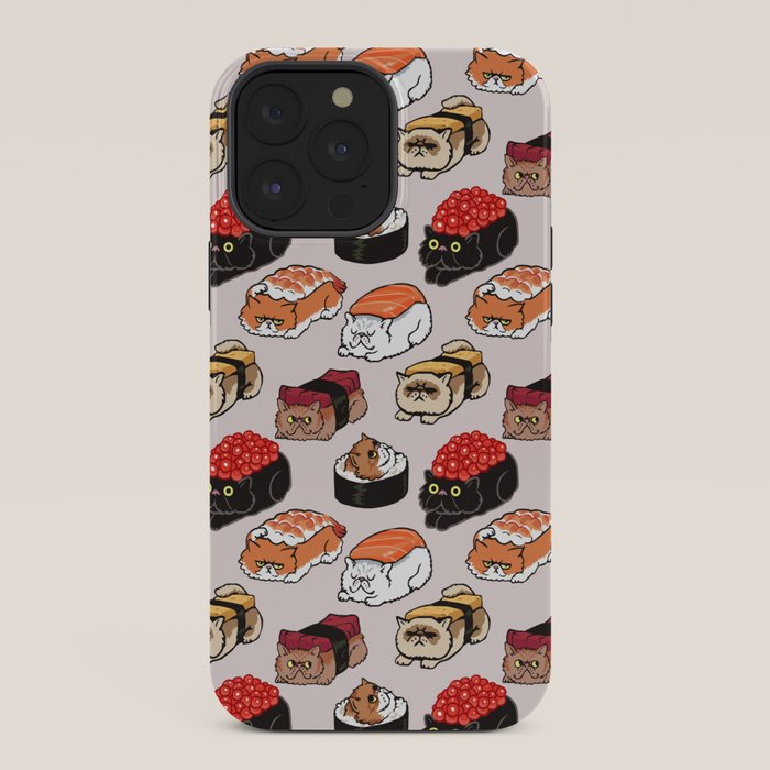 Sushi Persian Cat iPhone Case Gallery Image 36