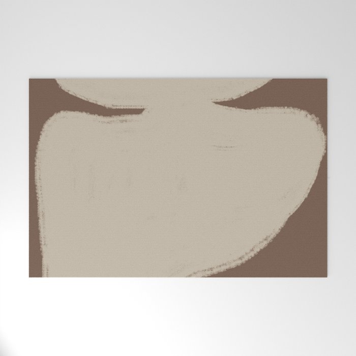 Modern Organic Neutral Shape Welcome Mat Gallery Image 1
