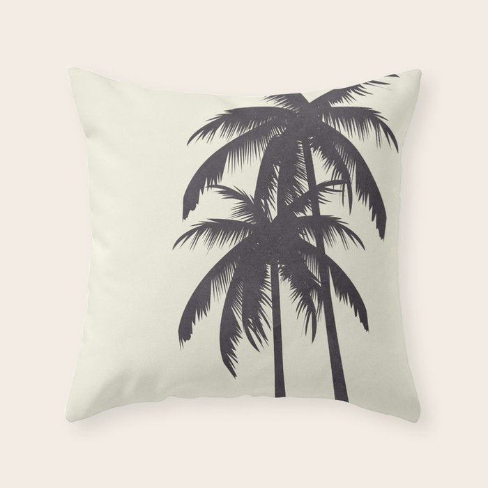 Palm Trees No 2 Throw Pillow Gallery Image 3