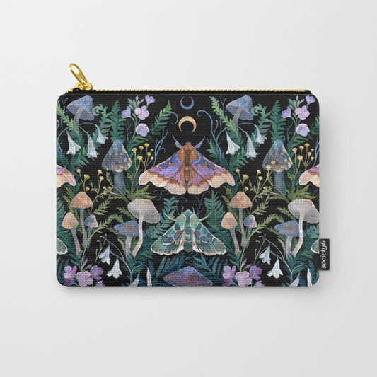 Sphinx Moth Moon Garden Carry All Pouch Gallery Image 1