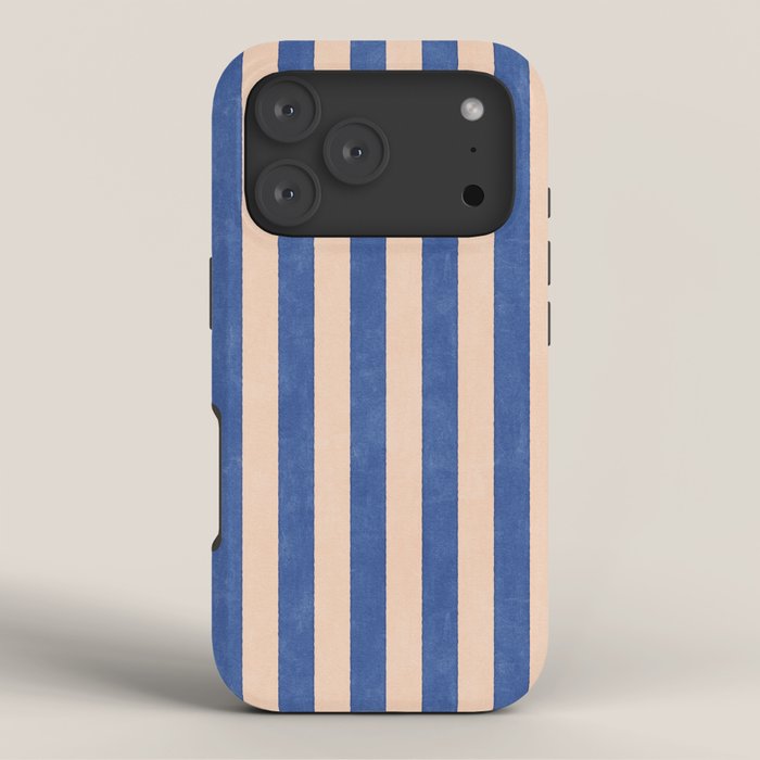 STRIPES 001 O - Sapphire iPhone Case Gallery Image 3