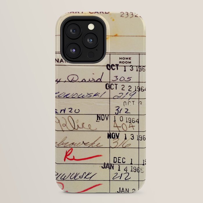Library Card 23322 iPhone Case Gallery Image 24