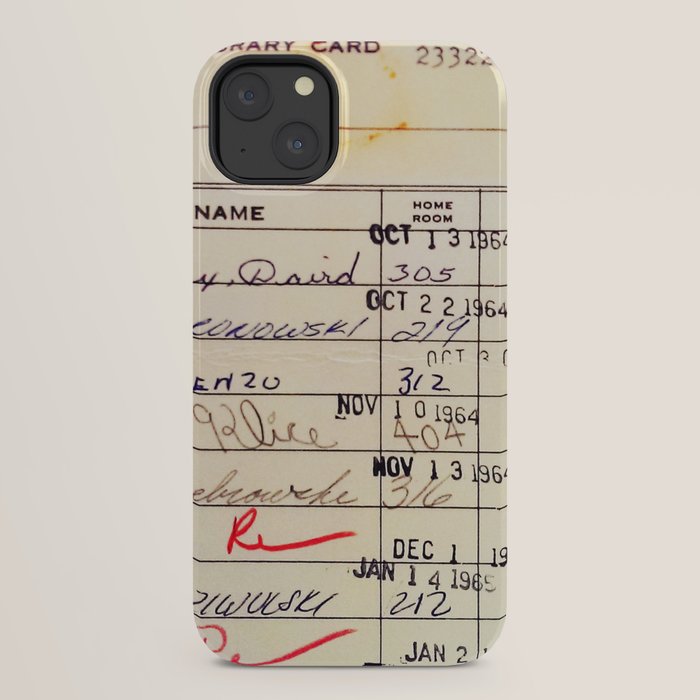 Library Card 23322 iPhone Case Gallery Image 22