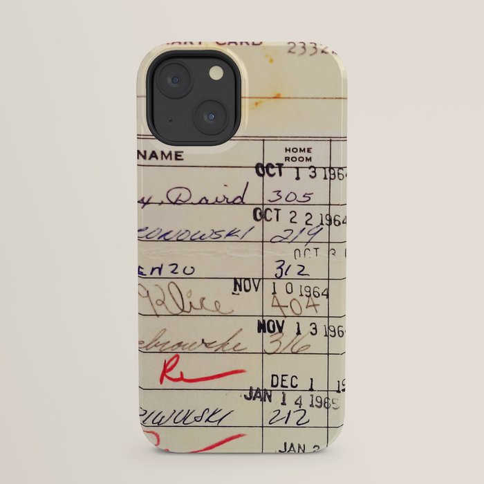 Library Card 23322 iPhone Case Gallery Image 21
