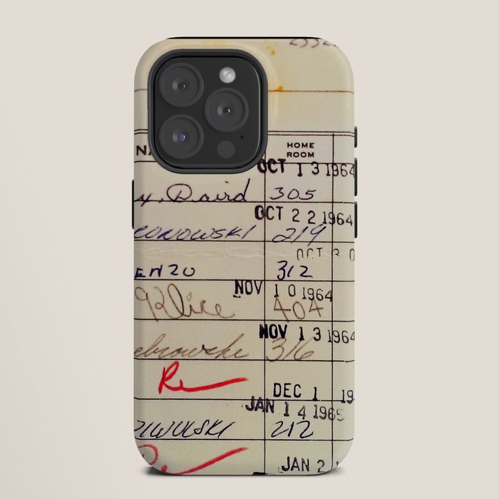 Library Card 23322 iPhone Case Gallery Image 11