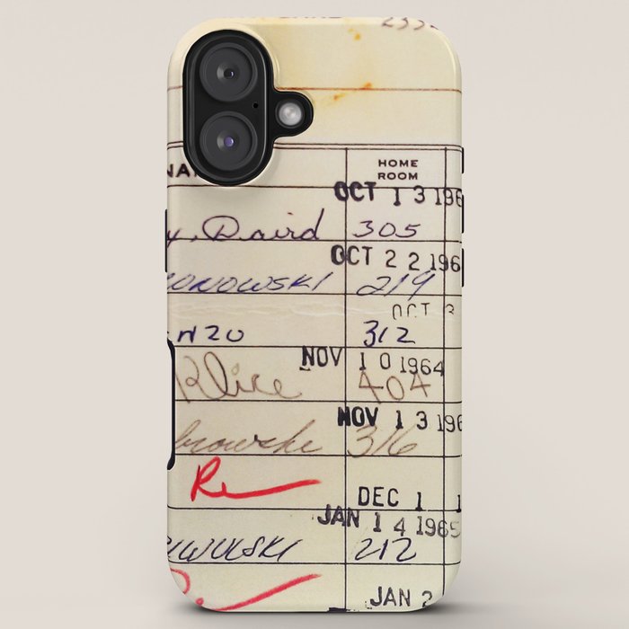 Library Card 23322 iPhone Case Gallery Image 5