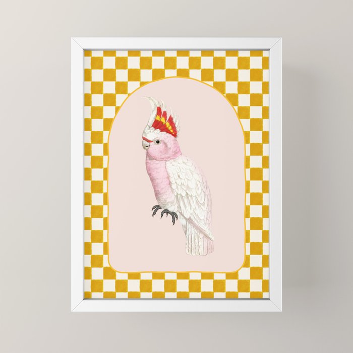 Pink Cockatoo Mini Art Print Gallery Image 4