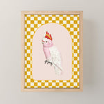 Pink Cockatoo Mini Art Print Gallery Image 1