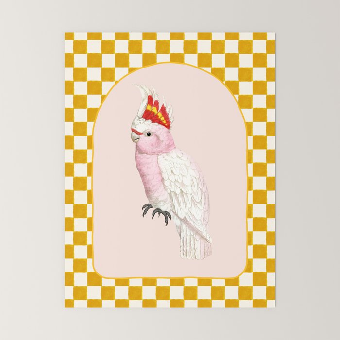 Pink Cockatoo Mini Art Print Gallery Image 6