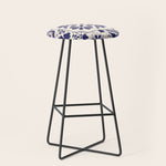 Blue Mexican Talavera Pattern by Akbaly Stool Gallery Image 1