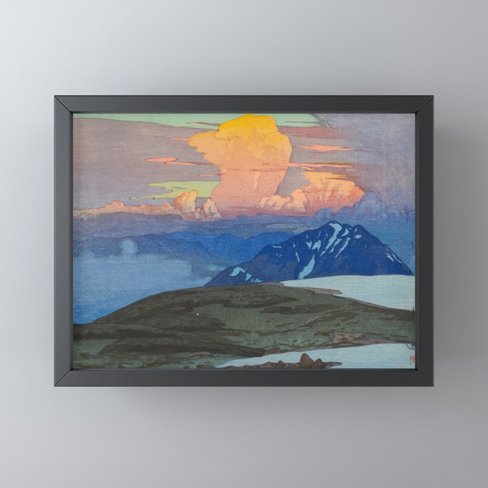 Japan Alps Vintage Beautiful Japanese Woodblock Print Hiroshi Yoshida Landscape Mini Art Print Gallery Image 3