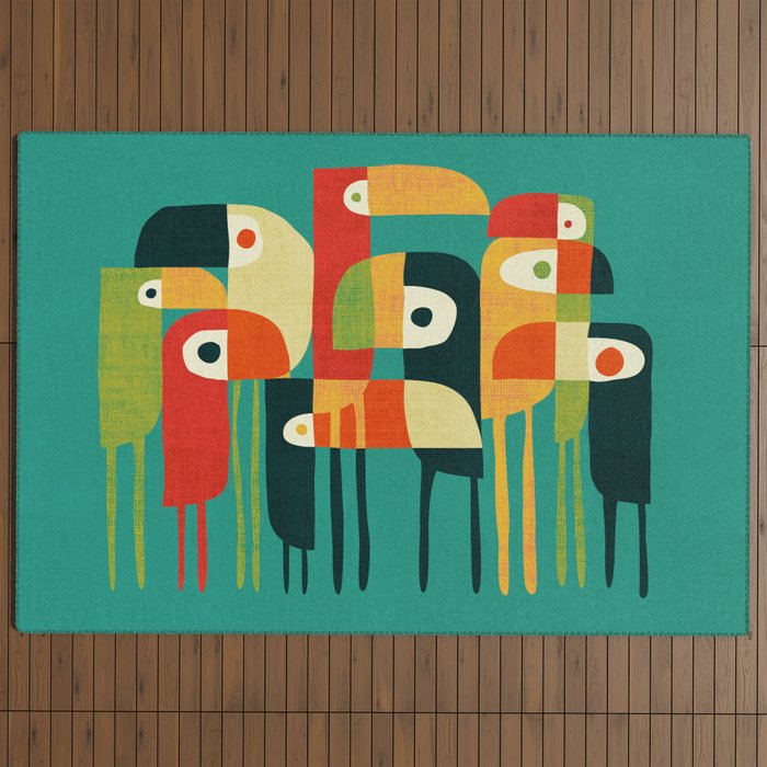 Toucan Outdoor Rug Gallery Image 4