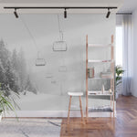 Ski Gondolas , Ski Lift Wall Mural Gallery Image 1