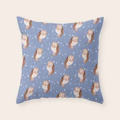 Barn Owl Throw Pillow Gallery Image 3