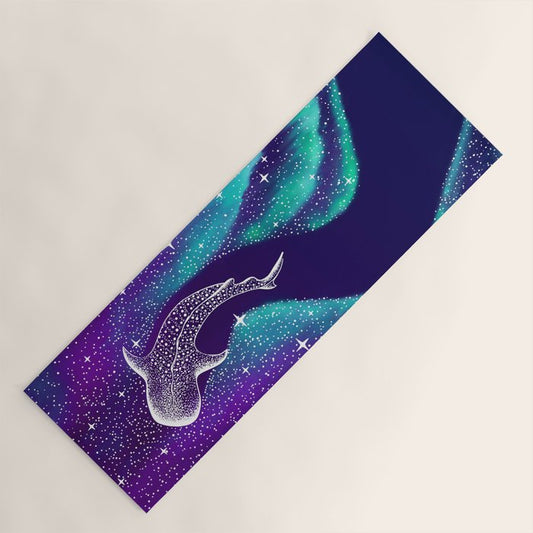 Star eater in northern lights Yoga Mat Gallery Image 1