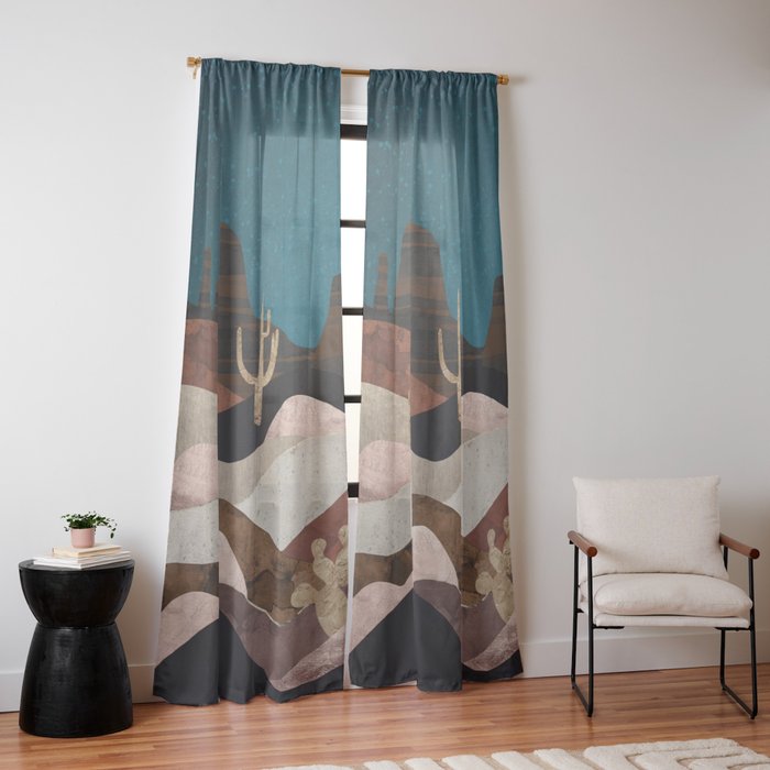 Desert Stars Window Curtain Gallery Image 10