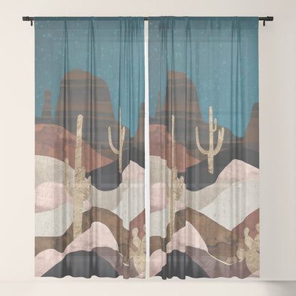 Desert Stars Window Curtain Gallery Image 17