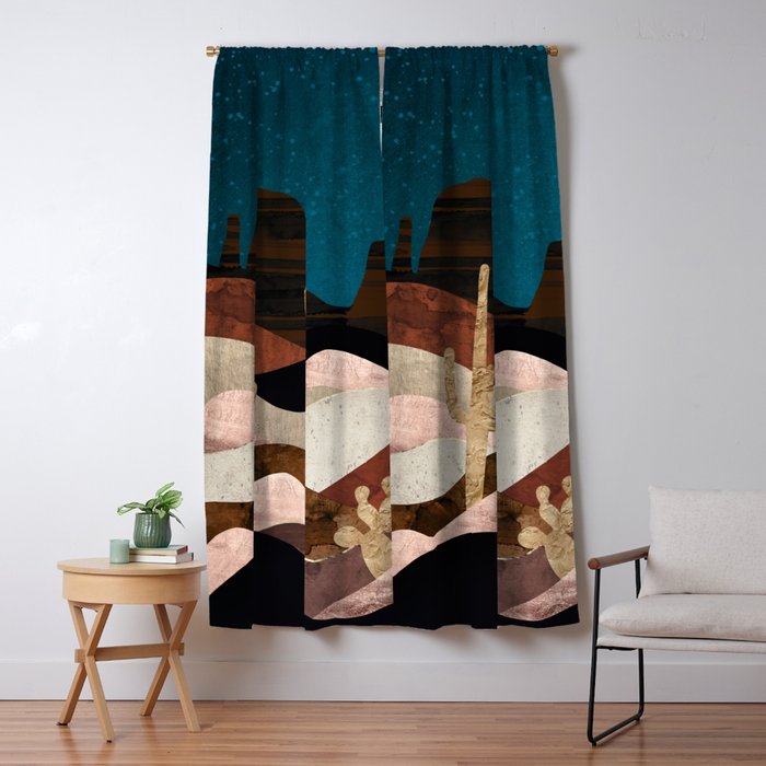 Desert Stars Window Curtain Gallery Image 1