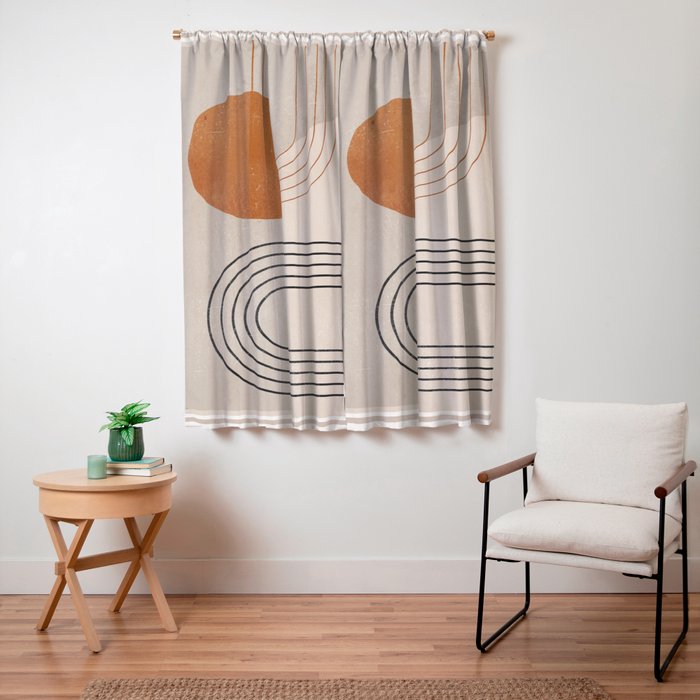 Minimal Geometric 138 Window Curtain Gallery Image 7