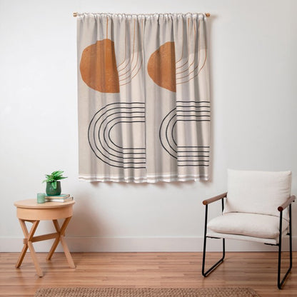 Minimal Geometric 138 Window Curtain Gallery Image 7