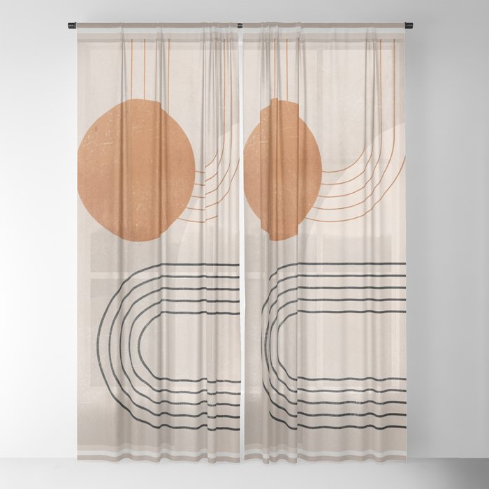 Minimal Geometric 138 Window Curtain Gallery Image 18
