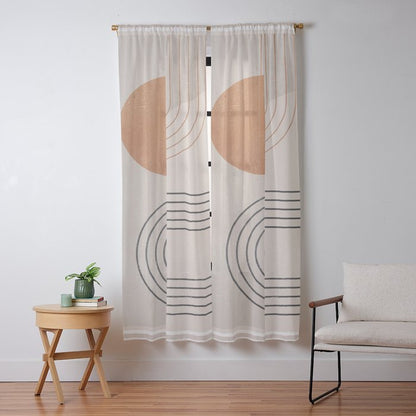 Minimal Geometric 138 Window Curtain Gallery Image 9