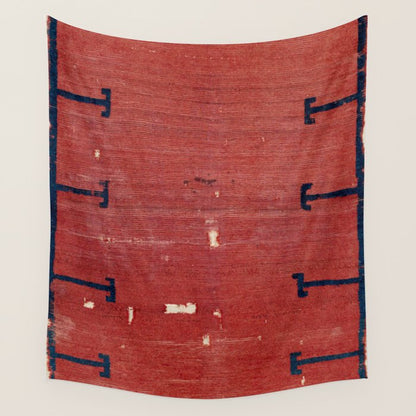 Yüncü Antique Balikesir Turkish Pile Rug Print Wall Tapestry Gallery Image 1