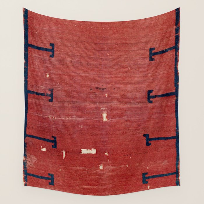 Yüncü Antique Balikesir Turkish Pile Rug Print Wall Tapestry Gallery Image 4