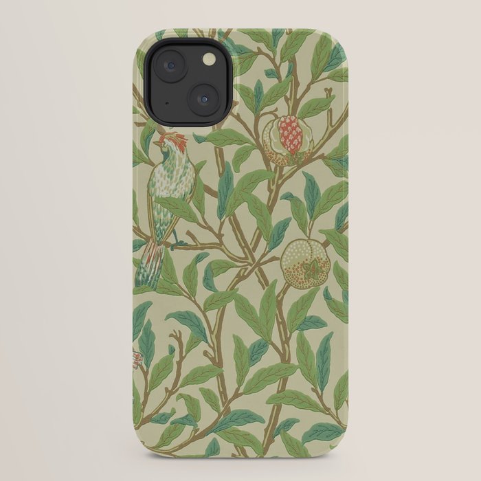 William Morris Bird & Pomegranate Bayleaf and Cream iPhone Case Gallery Image 22