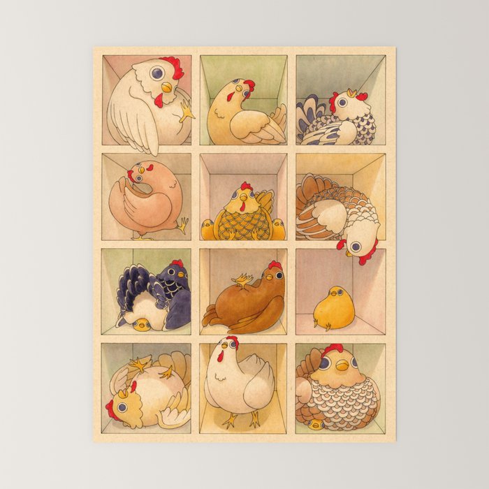 Chicken Coop Mini Art Print Gallery Image 6