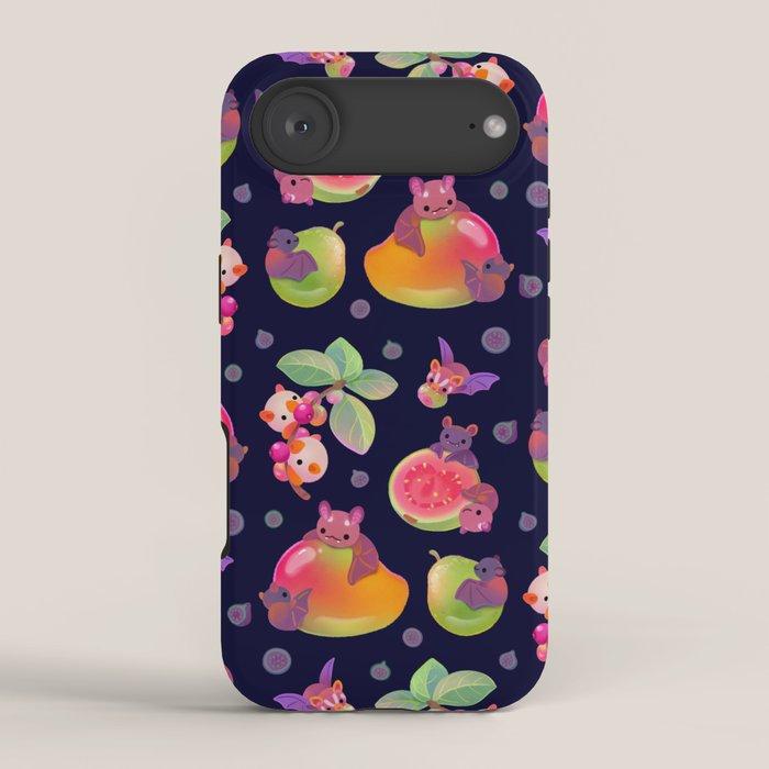 Fruit and bat - dark iPhone Case Gallery Image 2